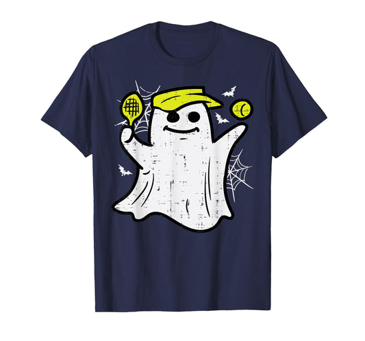 Halloween Pickle Ball Ghost Pickleball Costume Men Women Kid T-Shirt