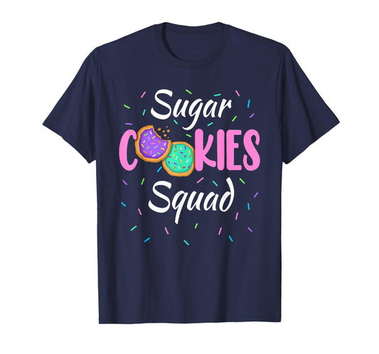 Cute Sugar Cookies Squad Team Sprinkles Family Matching T-Shirt