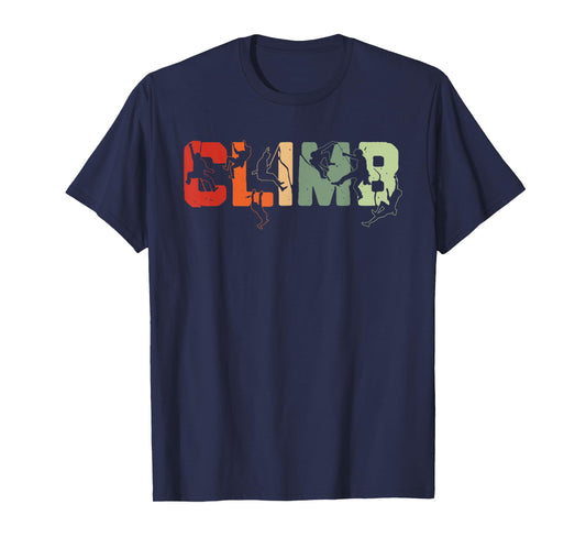 Rock Climbing Funny Bouldering Enthusiasts For Men Women T-Shirt