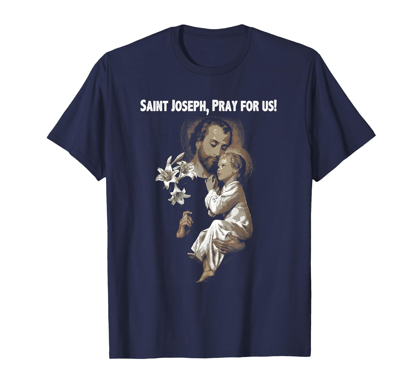 Vintage St Joseph shirt Father of Jesus Saint t-shirt T-Shirt