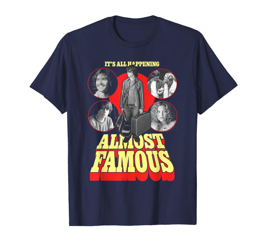Almost Famous Retro 70's Inspired Movie Poster T-Shirt