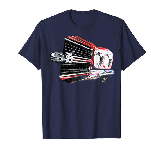 1970 70 Chevelle SS Half Grill Trending Chevys Muscle Car T-Shirt