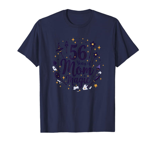56 Years Mom Magic Birthday Gift Celebration T-Shirt