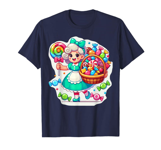 Giant Candy Land Game Crew Candy Land Costumes Adult Women T-Shirt