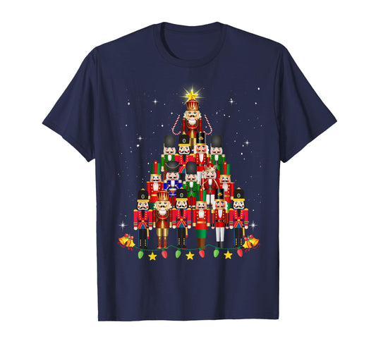 Loudest Nutcracker Group Matching Family Holiday Funny Nutcracker Christmas Tree 2024 Unisex T-Shirt Black Small