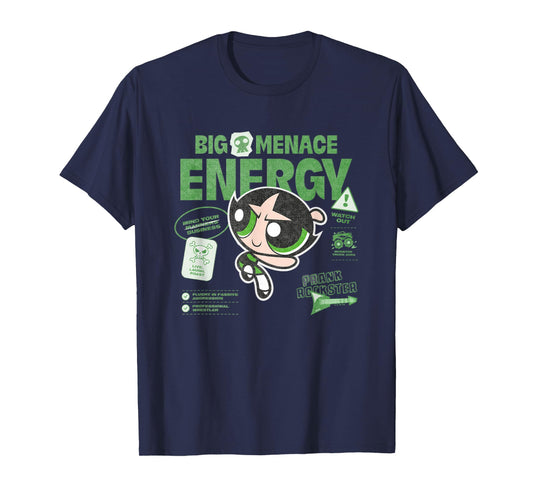 The Powerpuff Girls Buttercup Big Menace Energy Watch Out! T-Shirt