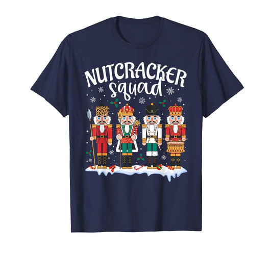 Nutcracker Squad Holiday Christmas Boy Girls Women Men T-Shirt