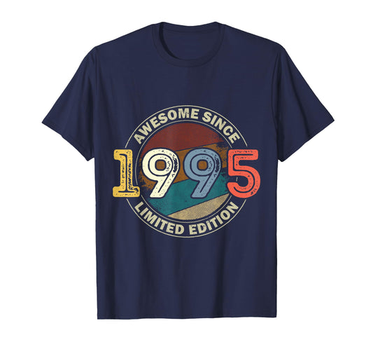 Vintage 30 Birthday Decorations Men 30yr 1995 30th Birthday T-Shirt