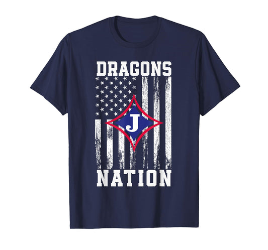 Jefferson Dragons Logo Nation HS T-Shirt