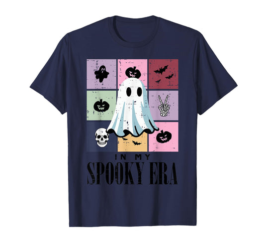 In My Spooky Era Ghost Retro Halloween Women Girls Teens T-Shirt