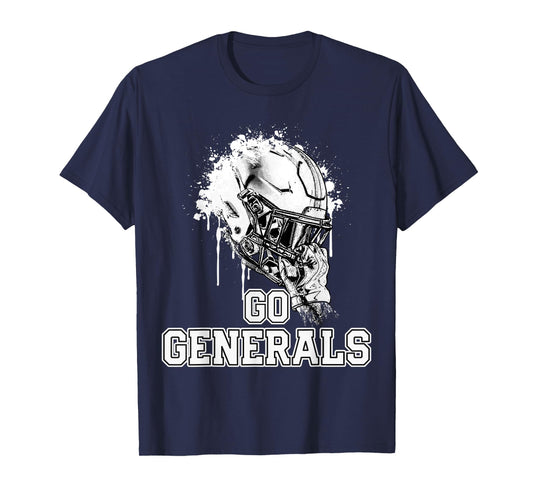 Clarksville Generals Rising Helmet GO! T-Shirt