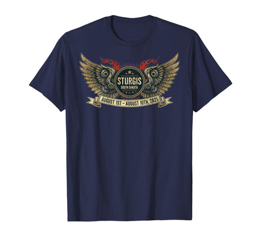 2025 STURGIS WITH VINTAGE ART ON BACK T-Shirt