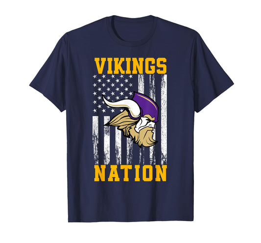 North Kitsap Vikings Logo Nation HS T-Shirt