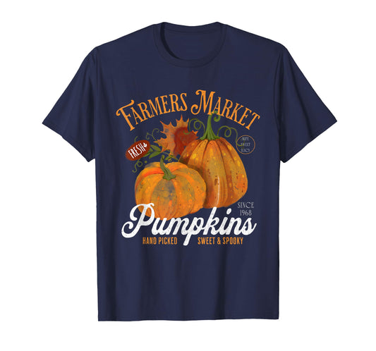 Farmers Market Pumpkins Farm Fresh Thanksgiving Pumpkins T-Shirt
