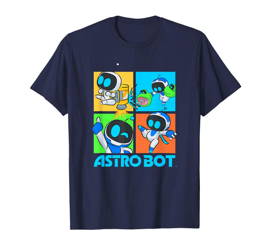 Astro Bot Rescue Mission Fighting Pose Video Game T-Shirt