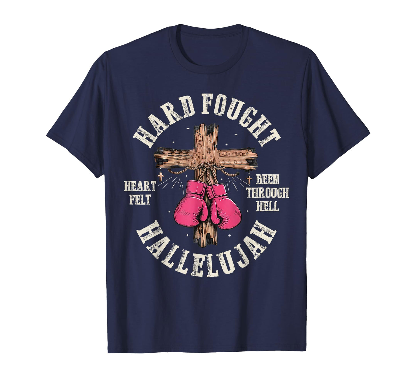 Brandon Hard Fought Hallelujah Praise Jesus Lake Men Women T-Shirt