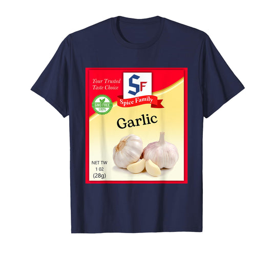 Garlic Condiment Costume Holiday Spice Costumes T-Shirt