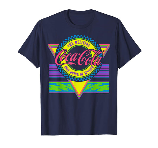 Coca-Cola The Official Soft Drink Of Summer Retro Logo T-Shirt