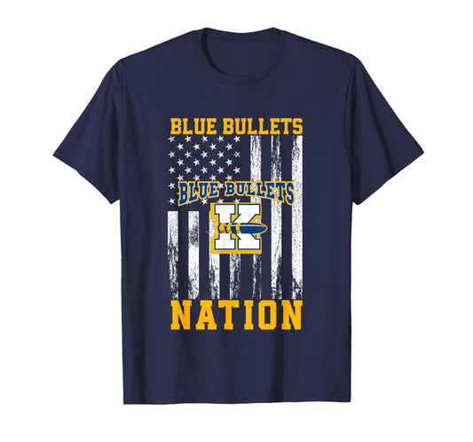 Knoxville Blue Bullets Logo Nation HS T-Shirt