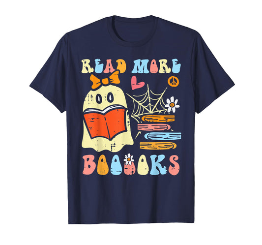Halloween Teacher Read More Books Librarian Costume Women T-Shirt