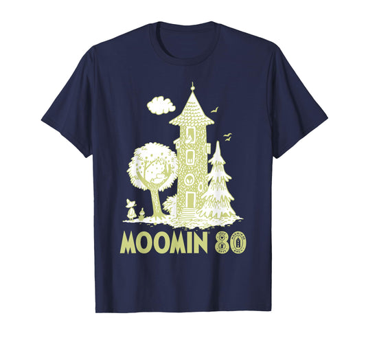 Moomin 80th Anniversary Moomin House Scene T-Shirt