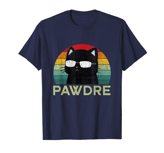 Pawdre Cat Dad Funny Cat Lover Best Cat Dad Ever T-Shirt