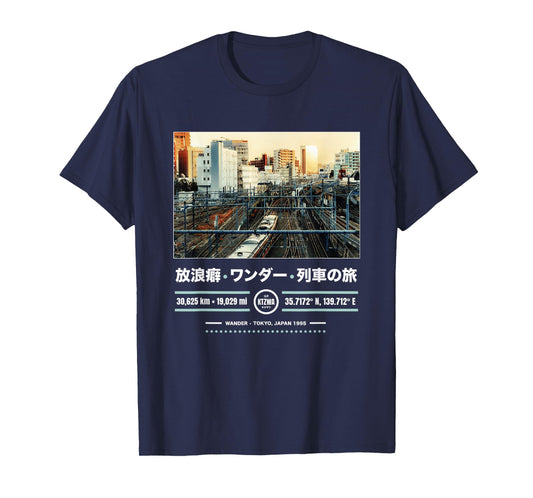 Japanese Tokyo Aesthetic Art Streetwear Retro Graphic Tee T-Shirt
