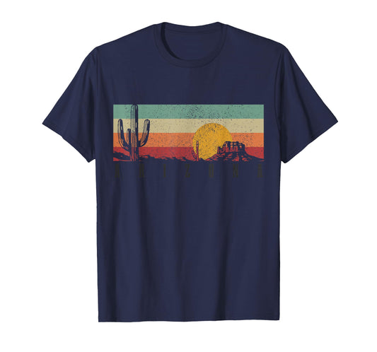 Arizona Vintage Cactus Desert Landscape Pride Souvenir T-Shirt