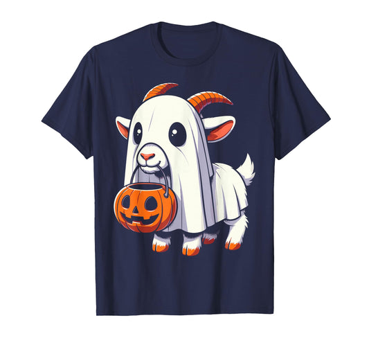Halloween Cute Goat Ghost T-Shirt
