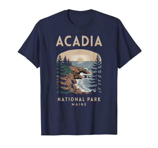 Acadia National Park Maine Scenic View T-Shirt