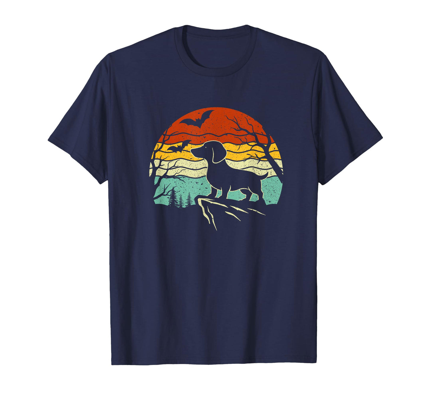 Halloween Dachshund Weenie Wiener Moonshine Sausage Dog T-Shirt
