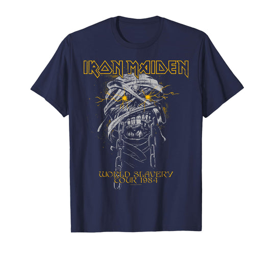Iron Maiden - Powerslave Head Mummy Brown T-Shirt