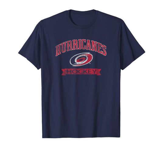 Carolina Hurricanes Vintage Hockey Black Officially Licensed T-Shirt