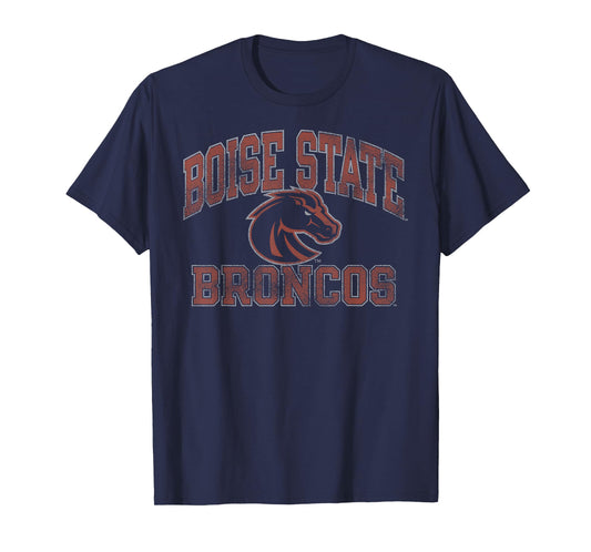 Boise State Broncos Vintage Worn Blue Officially Licensed T-Shirt
