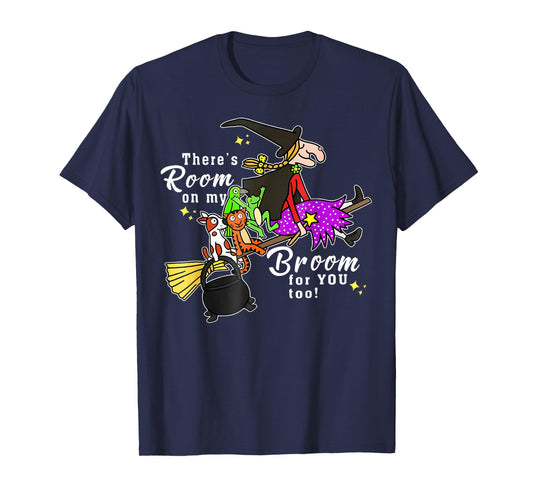 There'S Room On My Broom For You Too Teacher Halloween T-Shirt