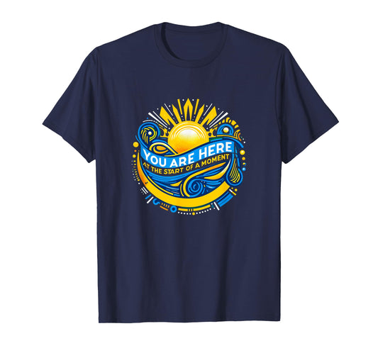 StageNotes You Are Here Come From Away Newfoundland Musical Theatre T-Shirt, Small, Black