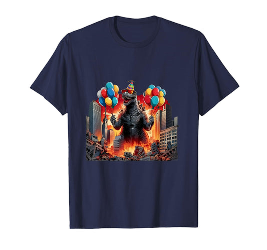 Kaiju Birthday Party Japan Monster Movie Bday Japanese T-Shirt