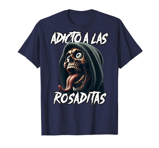 Adicto a las rosaditas gym. Espalda T-Shirt