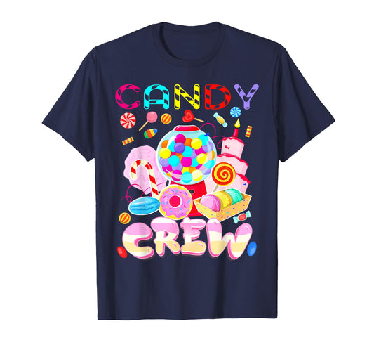 Candy Land Candy Crew Party Halloween Costumes Adult Women T-Shirt
