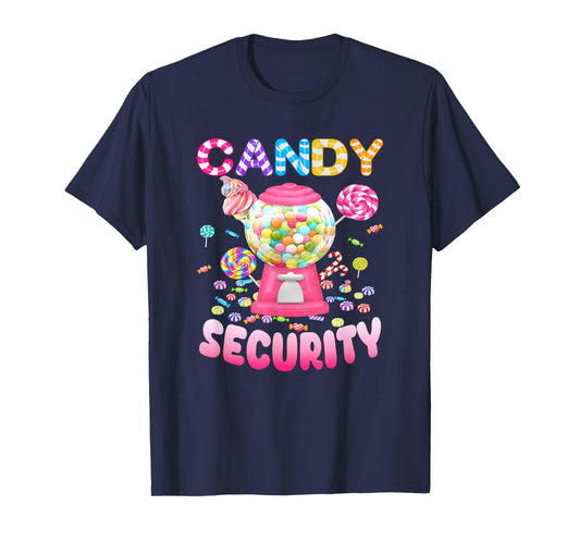 Candy-Security Candyland Costume Kids Teens Adult T-Shirt