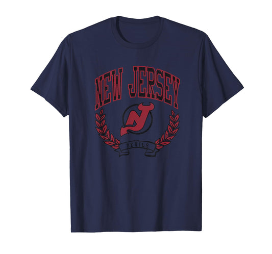 New Jersey Devils Vintage Victory White Officially Licensed T-Shirt