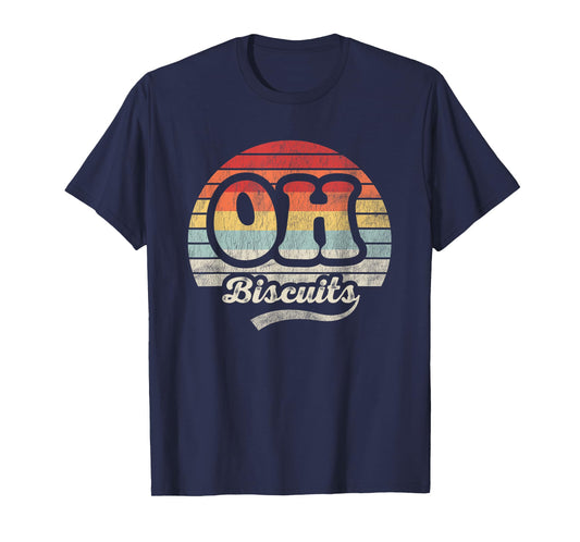 Oh Biscuits Retro Vintage Humor Style T-Shirt