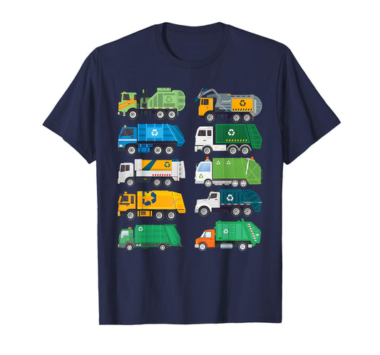 Garbage Truck Trash Waste Separation Costume Kids Toddler T-Shirt