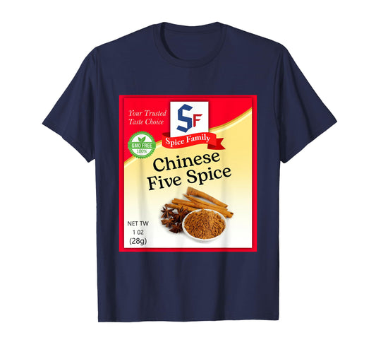 Chinese Five Spice Condiment Holiday Spice Group Costumes T-Shirt