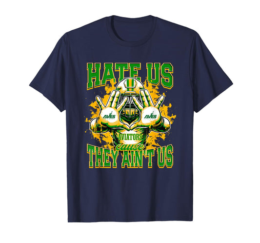 Sycamore Aviators Logo Hate Us Cause They Ain't HS T-Shirt
