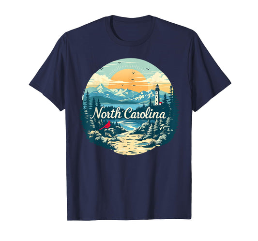 North Carolina Vintage State NC North Carolina Nature T-Shirt