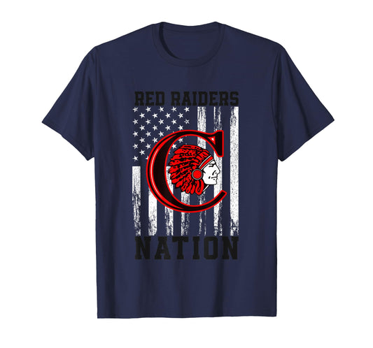 Coatesville Area Red Raiders Logo Nation HS T-Shirt