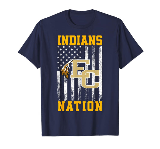 East Coweta Indians Logo Nation HS T-Shirt