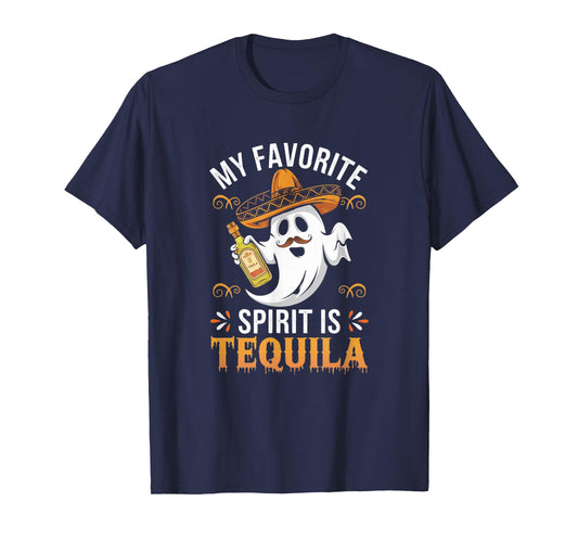 My Favorite Spirit Tequila Funny Halloween T-Shirt