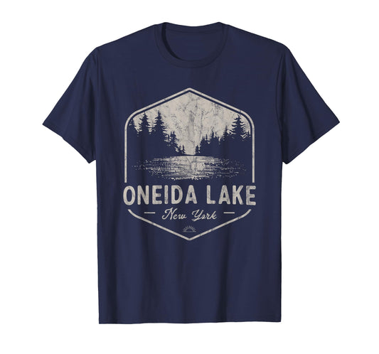Oneida Lake New York Outdoors Vintage T-Shirt